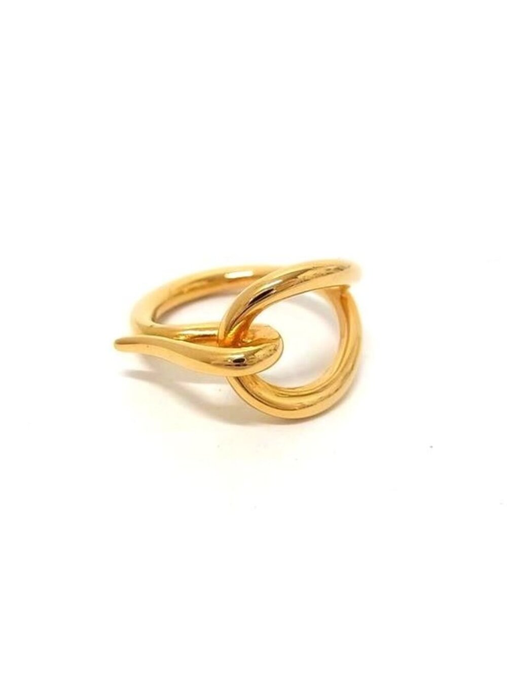 Hermes Jumbo Scarf Ring Closure Gold - Picture 1 of 3